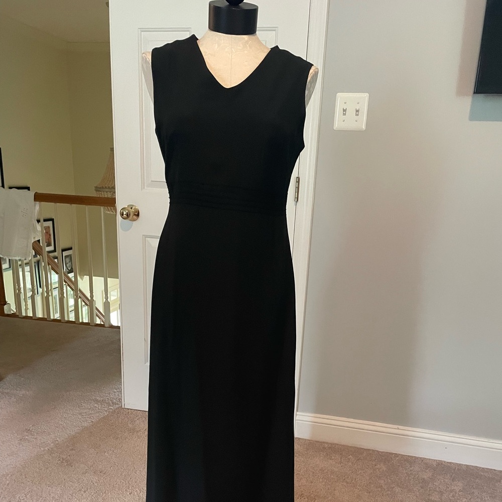 Gap black classic maxi dress.